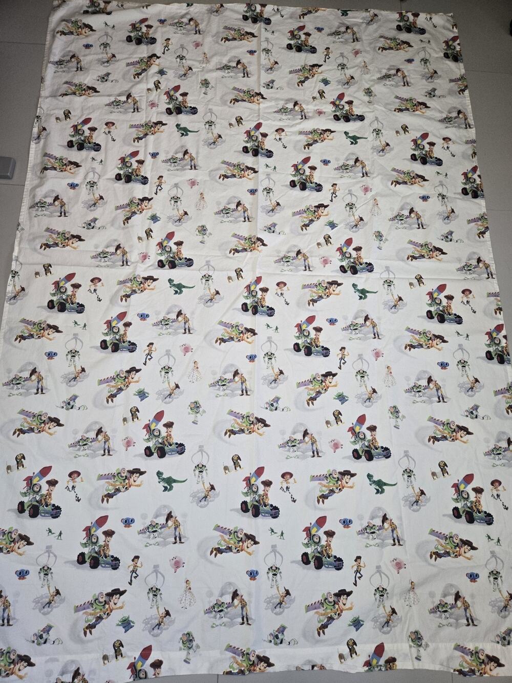 Pottery barn Toy Story flat sheet.